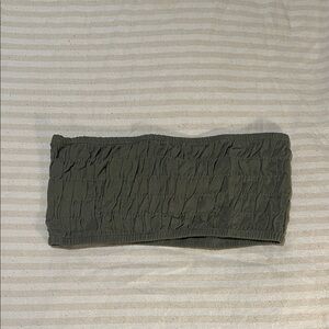 Olive Green Women's Crop Top